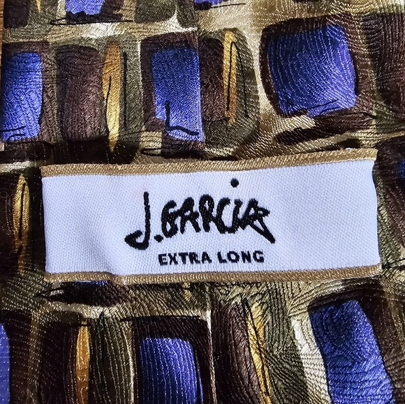 Jerry Garcia Silk Neck Tie Limited Edition Emerald City Collection Forty 88335 - Picture 5 of 7